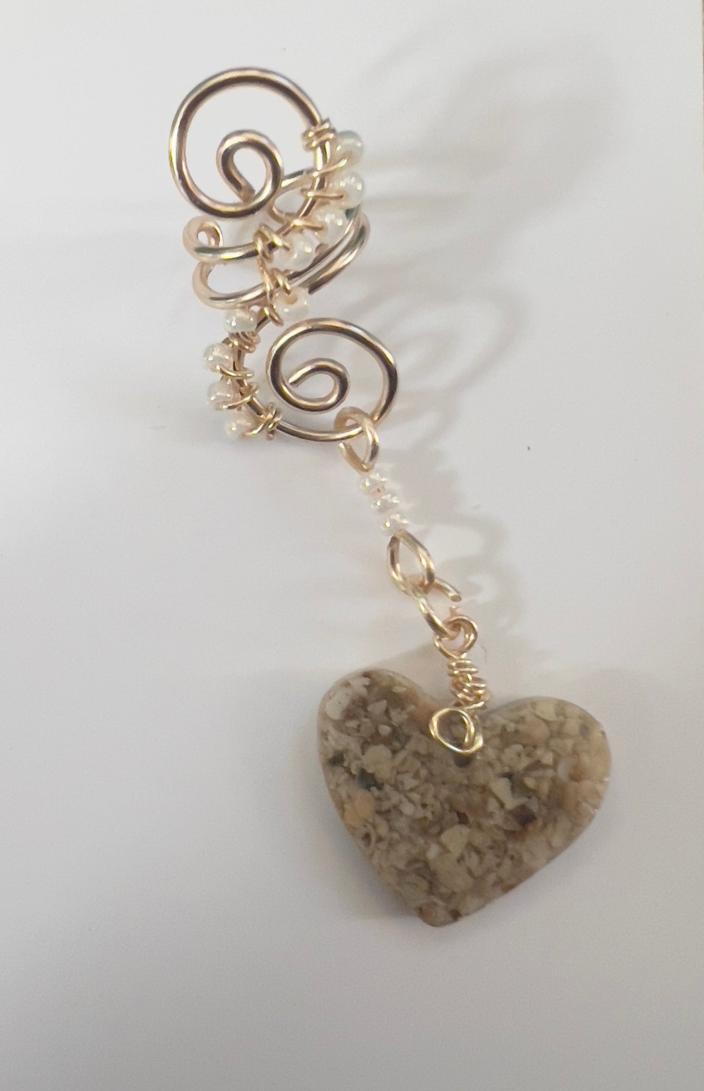 Ear Cuff Medalla en Arena